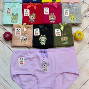 شورت چاپ لبوبو نخ پنبه مارک لادن (جین ۱۲تایی)