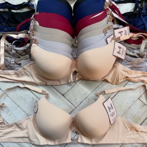 سوتین وارداتی اسفنجی بند فانتزی کد ۱۲۳۴ مارک سندی (جین ۱۲تایی)