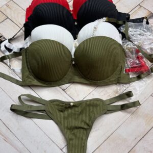 ست اسفنجی وارداتی کبریتی مرواریدی (جین ۱۲تایی)