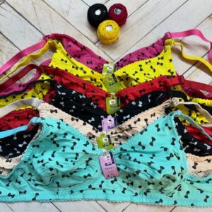 سوتین بدون فنر سوپرنخ پاپیون بیگ سایز مارک ملیکا (جین ۱۲تایی)