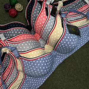 سوتین وارداتی اسفنجی فنردار توپ توپی کد ۴۵۷ مارک تویازی (جین ۱۲تایی)