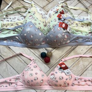 سوتین اسفنجی وارداتی کیتی کد ۸۳۹۲ مارک معتبر سافت (جین ۱۲تایی)