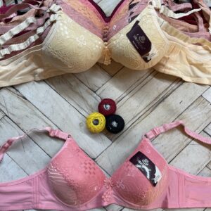 سوتین وارداتی اسفنجی بدون فنر کد ۹۲۰۵ مارک سینولونگ ( جین ۱۲ تایی )