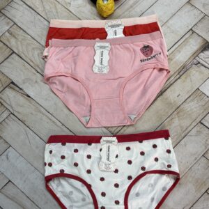 شورت نخ پنبه عروسکی توت فرنگی هانی تودی ( جین 12 تایی )