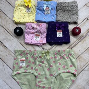 شورت نخ پنبه فاق بلند شش طرح مارک لاکو ( جین ۱۲ تایی )