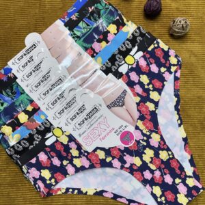 شورت لیزری وارداتی بدون دوخت طرحدار مارک هانا ( جین 12 تایی )