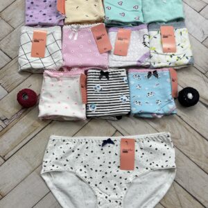 شورت نخی وارداتی عروسکی ایکس لارج ( جین ۱۲ تایی )