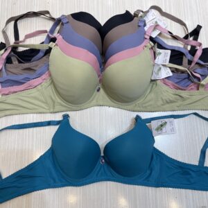 سوتین زنانه اسفنجی فنردار وارداتی کد 3340 مارک برگ ( جین 12 تایی )