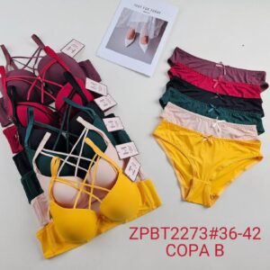 ست اسفنجی زنانه دبل هارنسی وارداتی کد 2273 مارک ساندی میمی ( جین 12 تایی )
