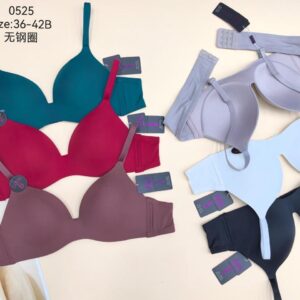 سوتین زنانه اسفنجی بدون فنر لیزری کد 0525 مارک فشن برا ( جین 12 تایی )